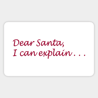 Dear Santa Magnet